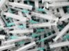Viele gleichaussende Single-Use Spritzen